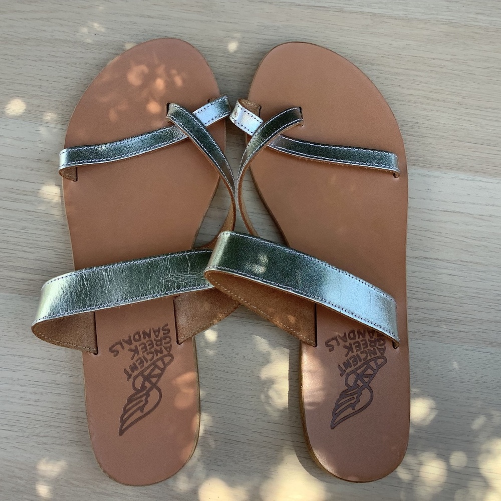 Ancient Greek Sandals, New, Size 10.5 (41), Hand Made in Greece